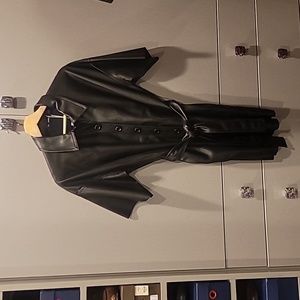 Zara Faux Leather Top